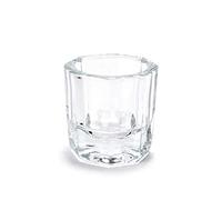 Glass Dappen Dish Crystal Cup Dappen Dish for Nail Art Acrylic Powder Nail Art Tools (2#No Lid)