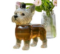 Glass Decanter, Vodka Container Home Decor, Vodka Whiskey Bottle Dispenser, for Family Gathering Party Weddings Restaurant Barbecue Brandy Bourbon Drinks Beverages Husband Dad