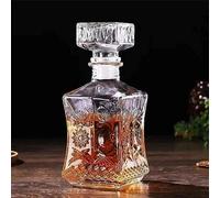 Glass Decanter, Wine Dispenser, Release Rich Aroma, Crystal Decanter, A Must-Have for Whiskey Lovers