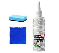Glass Degreaser,150ml Deep Cleaning Long Lasting - Clear Vision Glass Cleaner With Towel | for Parking Night Driving Foggy Rainy Maintenance Truck Sedan SUV Automotive