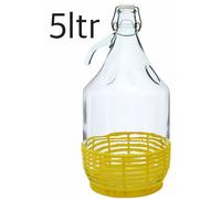 Biowin Glass Fermentation Balloon BDP5D – 5 L Clip Closure, Pack of 2