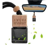 Glass Diffuser - 8ml Refillable ároma Bottle, Elegant Hanging Fragrance Decor | Portable Air Freshener Accessory For Car Travel Bedroom Calm Ambience Styling Style Portable Small Size,