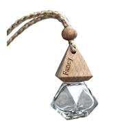 Glass Diffuser Bottle - Elegant Glaess Empty Hanging Car Diffuser Bottlee | Atmosphere Enhancing Spaces Car Oil Diffuser | Empety Gleass Essentiael for an autom pendant