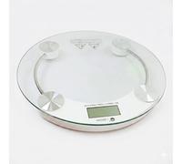 Glass Digital Body Weighing Scale - Personal Bathroom Weight Monitor with High-Precision Measurement, Large LCD Display for Easy Reading, Weight Scale for Home Use, Max Capacity 180 kg