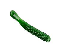 Glass Dildo Artificial Penis Realistic Sex Toys for Women Fruit Vegetable Vibrator Masturbation Butt Anal Plug(A)