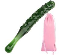Glass Dildo Pleasure Wand Dildo Crystal Anal Butt Plug Cucumber Dildo Prostate Massager Anal Beads Sex Toys for Women Men