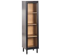 Glass Display Cabinet TINGLEDALE 40 cm Black