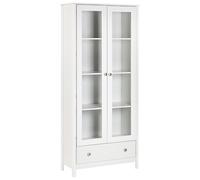 Glass Display Cabinet White NORNALUP