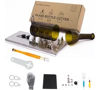 Glass DIY Cutting Tool Kit - Glass Bottle Cutter for Wine, Beer, Liquor, Whiskey, Alcohol, Champagne - Perfect Tool for DIY Craft, Upcycling, Home Art
