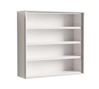Glass Door Display Cabinet, Multi-Tier Organizer for Collectibles, Home Office Bedroom Storage Solution