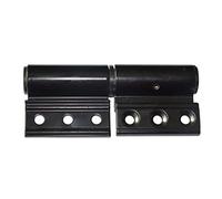 Glass Door Hinge 1 Pcs, Pivot Hinge Shower Door, for Broken Bridge Aluminum Alloy Flat Stainless Steel Door(Black Right)
