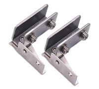 Glass Door Hinge - Frameless Clamp Bracket, Side Cabinet Holder, Installation Bracket without Drum, Display Wine Cabinet Clip, Home Hardware with Kitchen Scenario