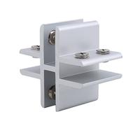 Glass Door Hinges,Cabinet Clips,2PCS 90/180 Degree Bilateral/Cross Four Sides/T Type Three Clip Home Clamp Hinge Furniture Cupboard Hadware Tool(Cross Four Sides 8mm)