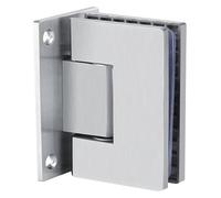 Glass Door Hinges Shower Hinge, Stainless Steel 90 Degree Frameless Wall to Mount for Toughened Doors 8-10 mm Thick