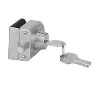 Glass Door Lock ,Internal Concealed Screw Fixes Stainless Steel Glass Material and Don't Hurt Your Hands Sliding Glass Door Lock for Home for Office