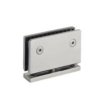 Glass Door Pivot Hinge 360 Degree Rotation SS304 Die-Casting Shower Display Cabinet Upper and Lower(Satin(SSS))