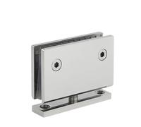 Glass Door Pivot Hinge 360 Degree Rotation SS304 Die-Casting Shower Display Cabinet Upper and Lower(Mirror Polished)