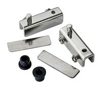 Glass Door Pivot Hinge for Free Swinging Glass Doors Polished Chrome (Pair)