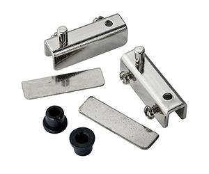 Glass Door Pivot Hinge for Free Swinging Glass Doors Polished Chrome (Pair)