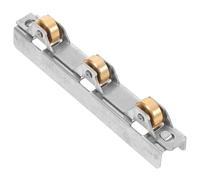 Glass Door Sliding Roller Wheel for Smooth Glide with Double Bearing | Stainless Steel, Nylon and Brass Build, Wear Resistant, Easy Replacement for Shower Doors and Window Rails