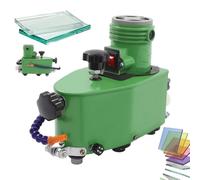 Glass Edge Polishing Machine with 8 Diamond Wheels, 800W Electric Grinder for Glasses, Acrylic, Marble, Ceramic, Stone