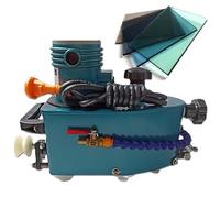 Glass Edge Polishing Machine with Bevel Wheel, High-Speed Grinder for Marble, Stone, and Tile Edging