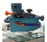 Glass Edging Machine: 800W Electric Polisher with Diamond Wheels for Straight and Round Edges on 5-12mm Glass