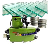 Glass Edging Machine, Portable Electric Glass Grinder, DIY Corner Polisher for Flat & Curve Edges