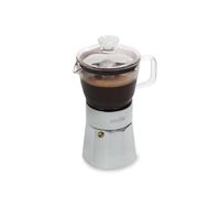 Glass Espresso Maker, Silver, 6 cup La Cafetiere Silver One Size