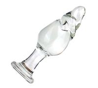 Glass Expand Anal Plug Sex Toy Butt Plug Kit Prostate Massage Anal Dildo SM Waterproof for Men Couples Prostate Massager Crystal Pleasure Wand