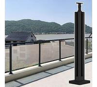 Glass Fencing Railing Post for Secure Balustrade Support, Compatible with Various Panel Materials, Ideal for Modern Outdoor and Indoor Spaces