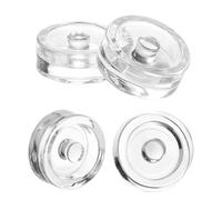 Glass Fermenting Weights,Clear 4 Pack Fit 7Oz 2.75Inch Jar,Canning Fermenting Weights - for DIY Food Lovers, Pickle Sauerkraut Vegetable and Fruit Ferments