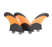 Glass Fibre Skeg Tracking Fin, Kayak Skeg Integral Fin, Sturdy and Durable Kayak Fin for Canoes Rowing Boats, Easy to Install and Remove Without Tools, Lightweight and Portable Acc (Orange)