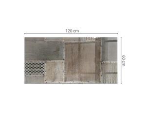 Glass Fire Hearth Plate Pattern Of Perforated Sheet Metal Square Rectangular