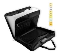 Glass Fireproof Document Bag Security Protection Fireproof File Packet with Combination Lock Ample Storage Space for Contract