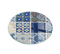 Glass Floor Protector for Log Burner Ceramic Patterns on a Background 100 cm