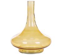 Decorative Vase PANEER Glass 30 cm Yellow