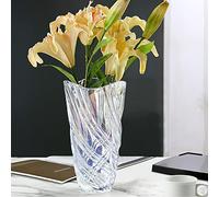 Glass Flower Vase, Modern Minimalist Vase, Nordic Glass, Floral Handmade Flower Arrangement Decoration, Hydroponic Ornament for Home Dining Table, Gift for Wedding, Housewarming Party (Colorful-2)