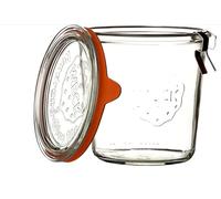 Glass Food Storage Container Set with Lids, 10 Pieces, Round and Square, Clear