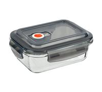 EVOKK Glass clip lock containers with Vent Small, Medium & Large Ideal For Picnics, Office Lunch and Storage Dishwasher, Microwave and Freezer
