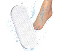 Glass Foot File Callus Remover - Glass Callus Remover Dry Heels Skin Remover - Clear in-Shower Foot Scrubber Callus Remover, Pedicure Foot File for Smoothing Feet Dead Skin