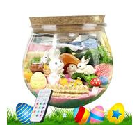 Glass for - Ecosystem Container DIY and Toy Storage, Home Crafts Educational Decor | Bottle with Lights Playroom, Creative Organization