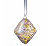 Glass Friendship Diamond in White & Multi-Coloured