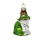 Glass Frog Christmas Tree Decoration (8cm)