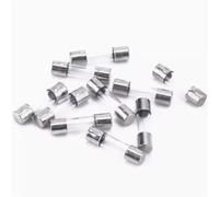 Glass Fuse 5x20MM 0.1A 0.2A 0.5A 1A 2A 3A 4A 5A 6.3A 8A 10A 12A 15A 20A 30A 25A 250V Fast Blow Fuses 10Pcs(0.5A)