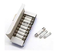 Glass Fuses, 10Pcs Ceramic Fusible 5x20mm 6x30mm 10x38mm Fast Blow Tubes 250/500V 0.5 1 2 3 4 5 6 8 10 15 16 20 32A AMP(5 a)
