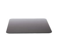 Glass Gaming Mouse Pad Black 9.8x9.8 inch Smooth Surface for Office | Wear-resistant and Stain-Resistant Design, Stays Firmly in Place, Easy to Clean with Sleek Minimalist Touch