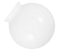 Glass Globe Ceiling Light Shade 80mm Fitter round Vintage Dome Lamp Cover | White Glass Material Anti-slip Reverse Mouth Design, Soft Ambient Lighting, Fits Cage Fixtures and Table Lamp Bases
