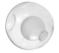 Glass Globe Lamp Round Spherical Cover Shade Double Layer G9 Socket | Glass, Soft Even Light Distribution, Dust Resistant Design, Modern Living Spaces Use
