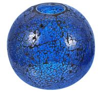 Glass Globe Lamp Shade E26 E27 for Table and Wall Lights | Mosaic Light Covers, Quirky Lamp Shades, Diffused Glow, Dust Protection, Warm Atmosphere, No Bulb